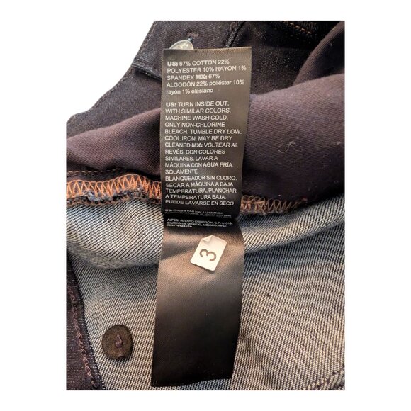 White House Black Market | High-Rise Mariner Wide-Leg Dark Wash Jeans | 10 - Picture 11 of 16